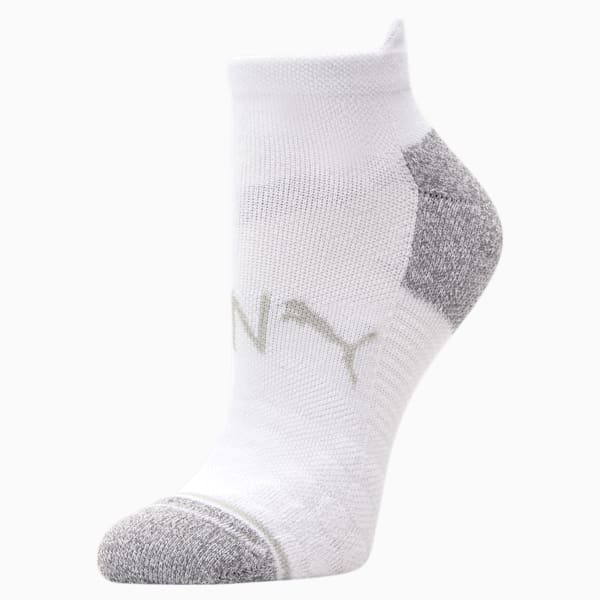 Printed Mens Grey Terry Crew Length Socks